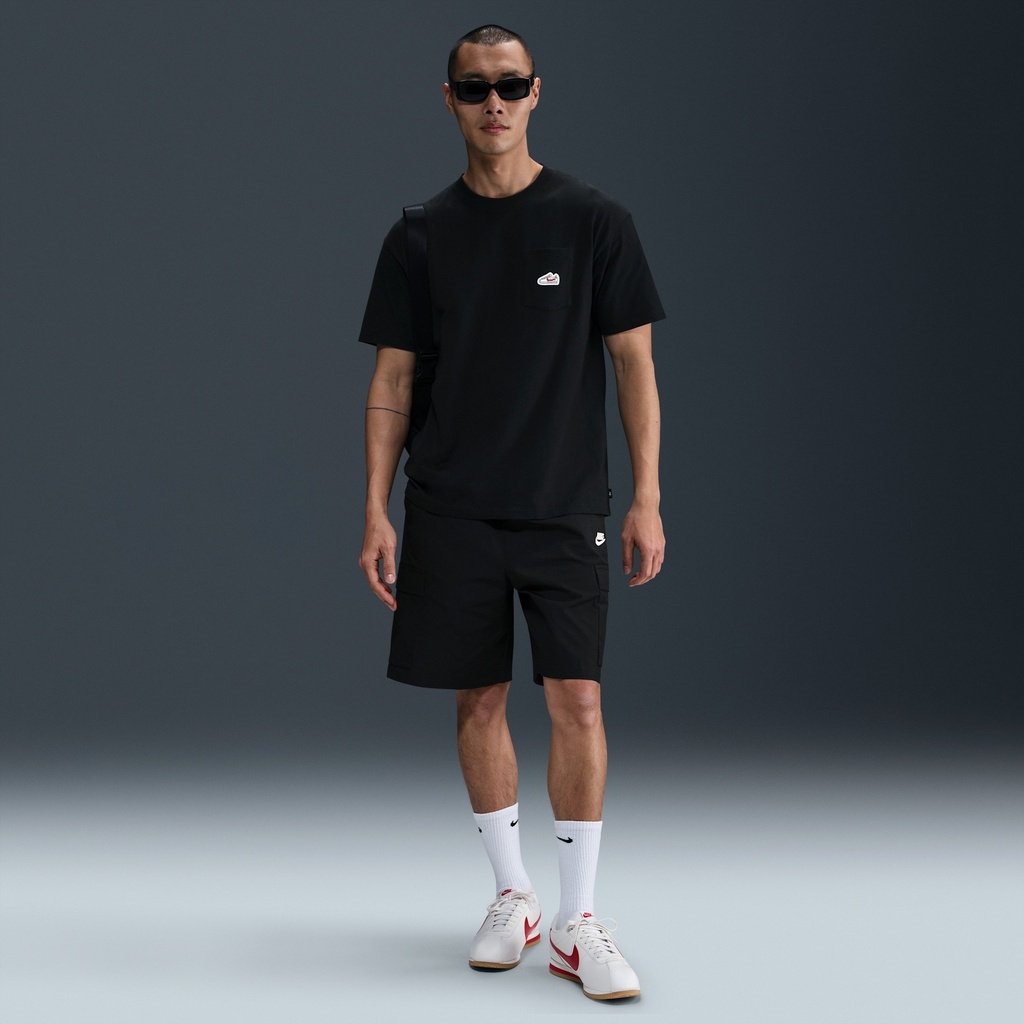 Playera nike black bolsa al frente con bordado talla L
