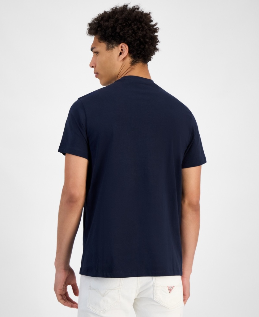 Guess Men's Guess Style Logo Graphic T-Shirt - Smart Blue
