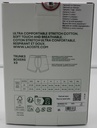 Lacoste Logo Underwear Mens XL 3-Pack Stretch Trunks Boxers Black White 38 42 in