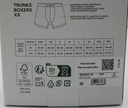 Lacoste Logo Underwear Mens XL 3-Pack Stretch Trunks Boxers Black White 38 42 in