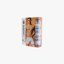 Lacoste Men's 3-Pack Branded Striped Boxers