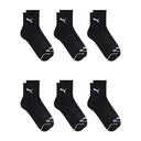 Puma Mens 6 Pk 1/2 Terry High Quarter Crew Sportstyle Socks