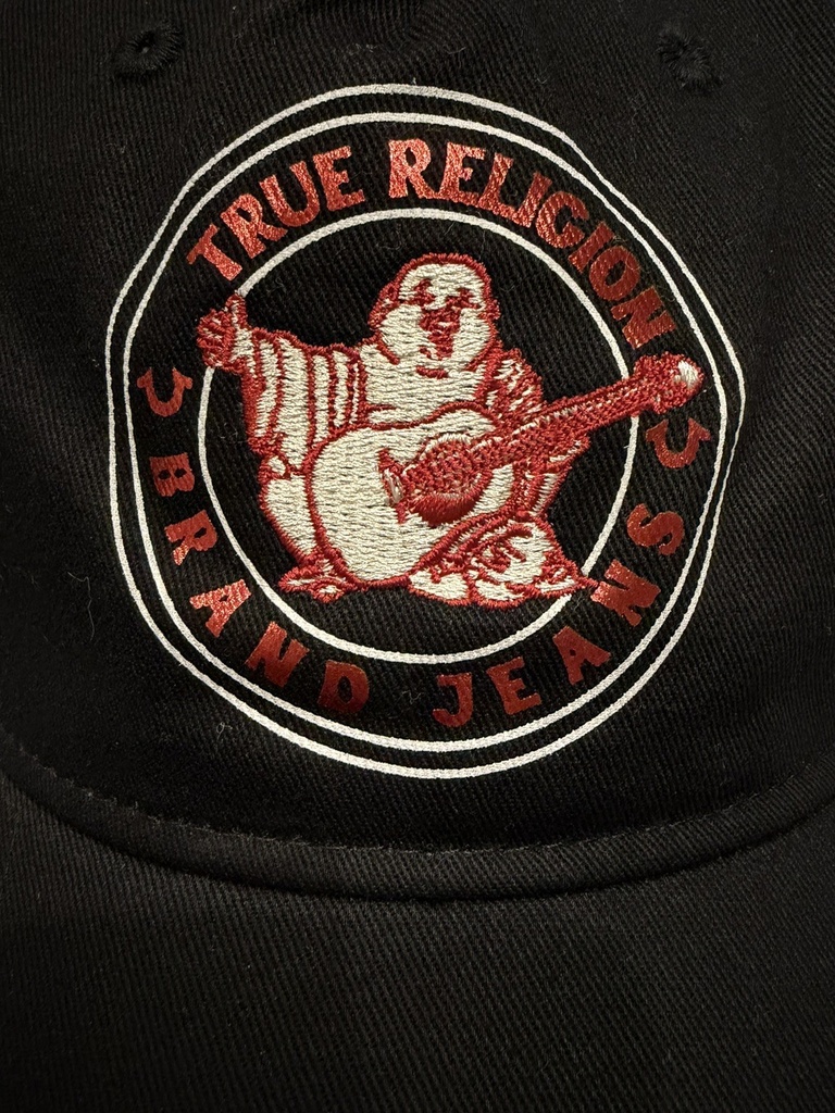 True Religion Buddha Foil Adjustable Cap Black (Brand New with Tag)