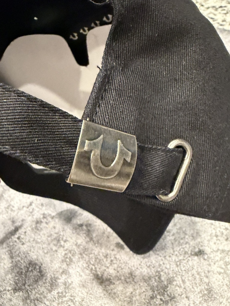 True Religion Buddha Foil Adjustable Cap Black (Brand New with Tag)