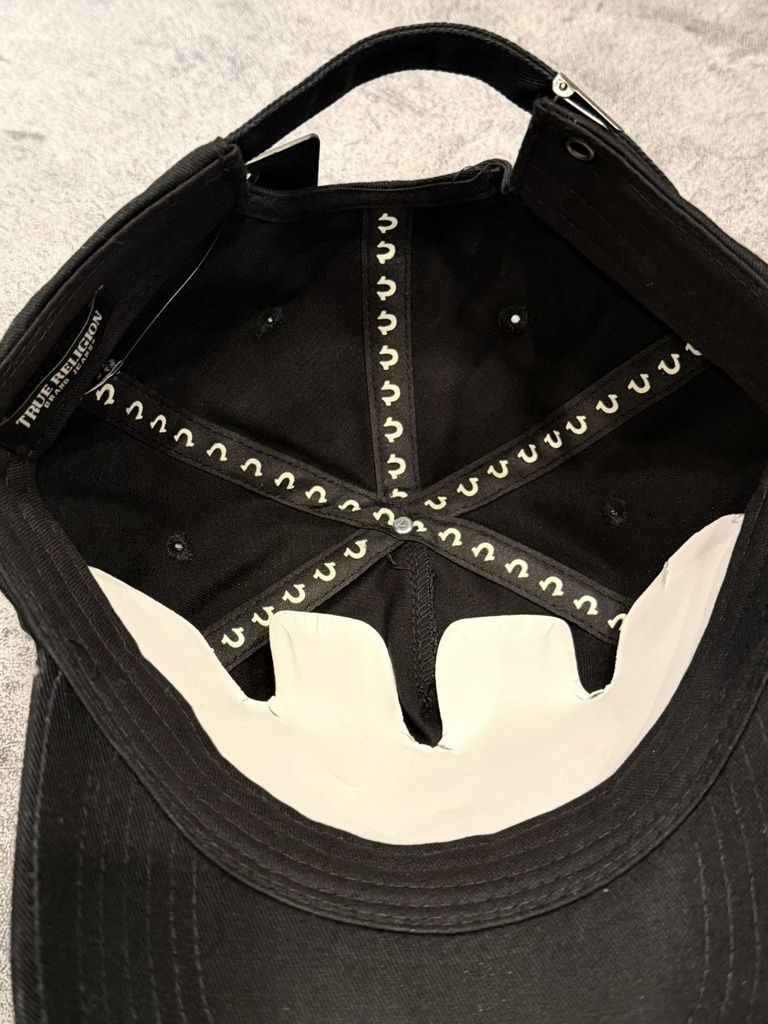 True Religion Buddha Foil Adjustable Cap Black (Brand New with Tag)