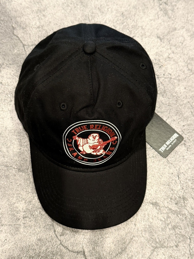 True Religion Buddha Foil Adjustable Cap Black (Brand New with Tag)