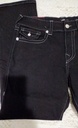 True Religion Men Jeans 3632 Black Stretch Ricky Relaxed Straight NWT $159