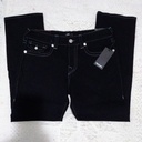 True Religion Men Jeans 3632 Black Stretch Ricky Relaxed Straight NWT $159