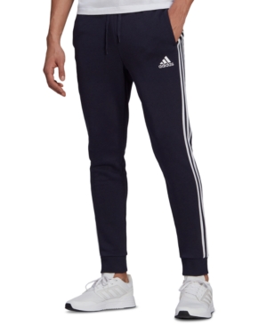 Pants Adidas Men's Fleece Jogger Pants - Legend Ink/White 2XL
