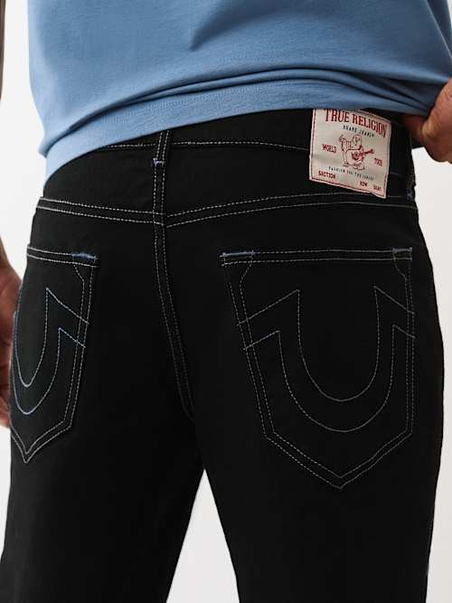 Pantalon true religion negro Men's Geno Slim Jean 36