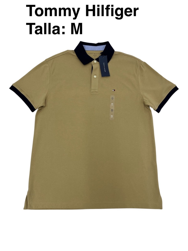Playera Tommy Hilfiger presenta detalles bordados del logo en el pecho talla m