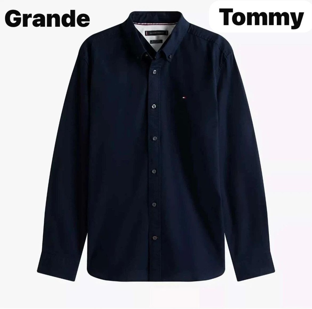 Camisa Tommy Hilfiger azul marino talla L