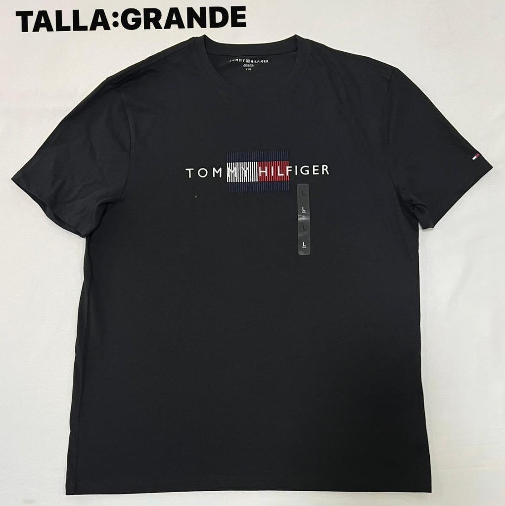 Playera Tommy Hilfiger negra talla L