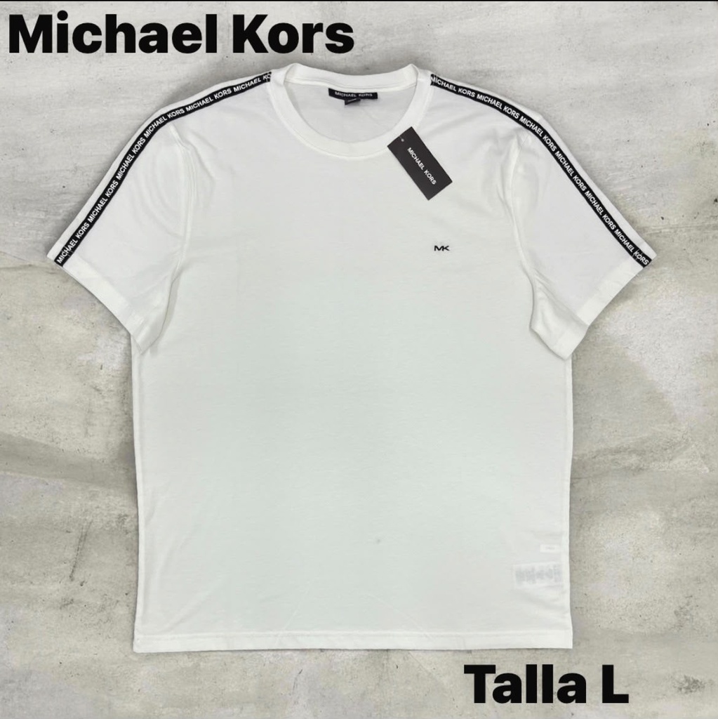Playera Michael Kors blanca talla L