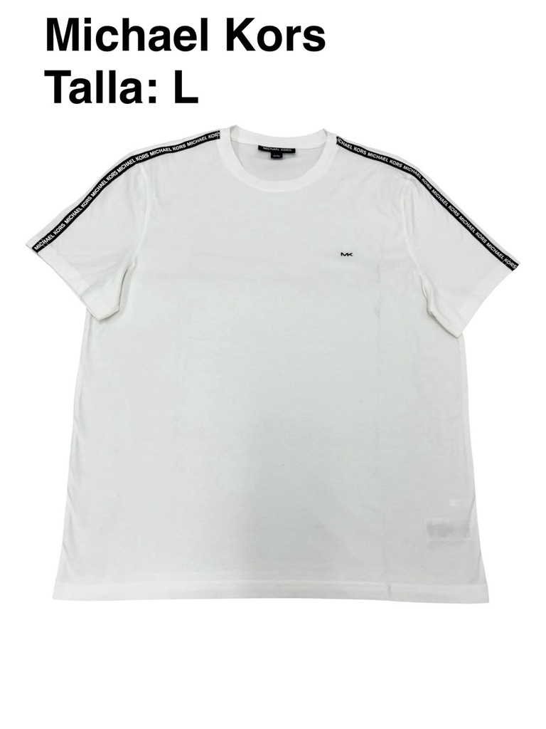 Playera Michael Kors blanca talla L