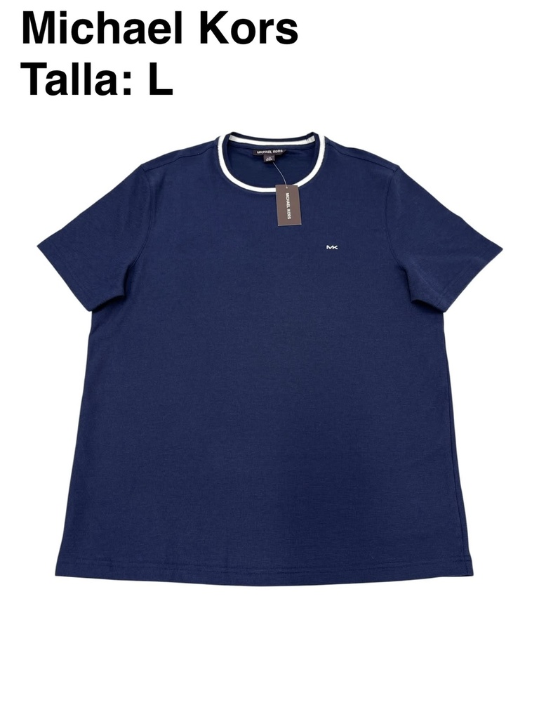 Playera Michael Kors azul marino talla L