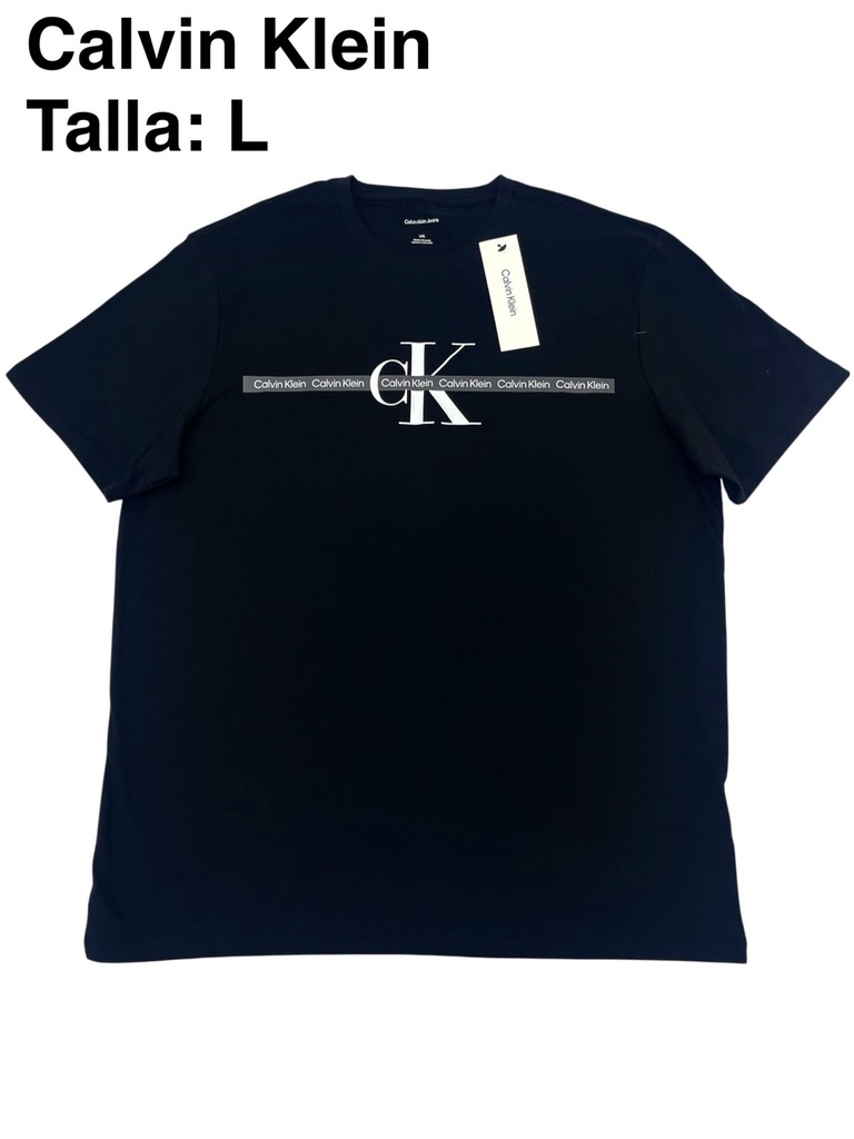 Playera Calvin Klein negra talla L