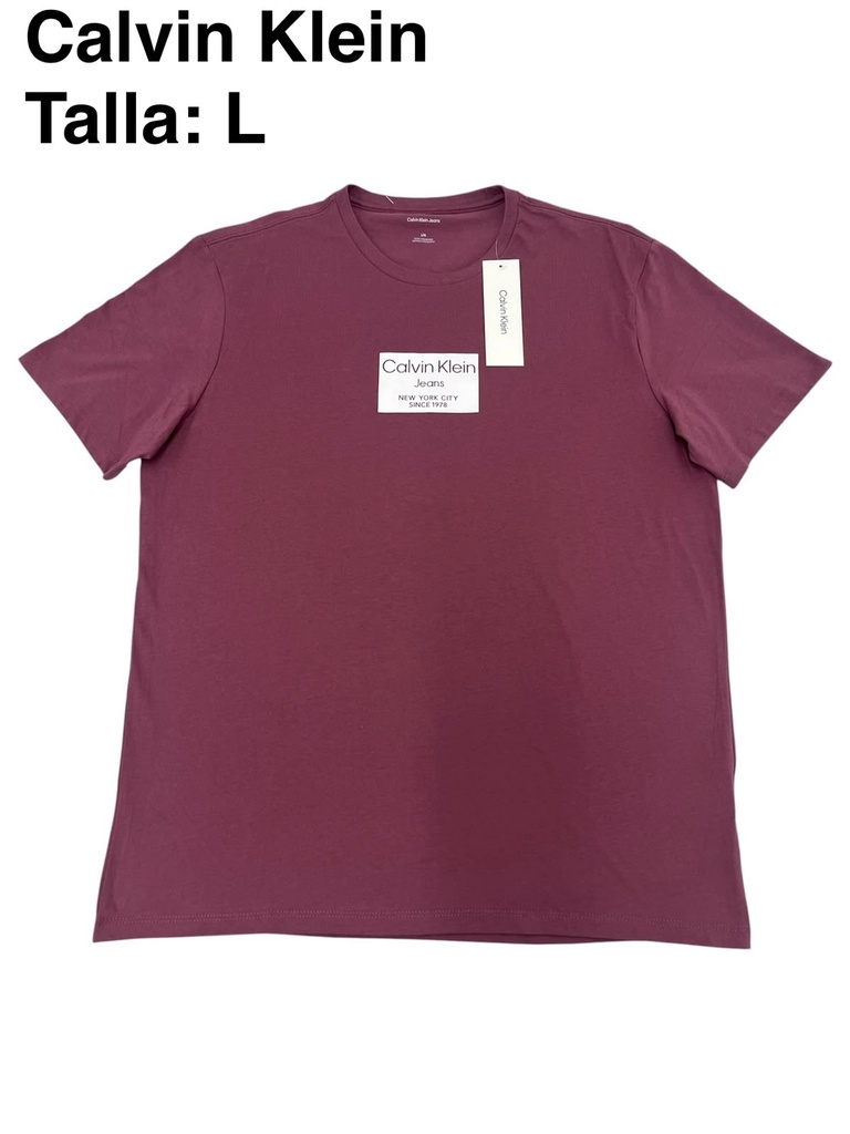 Playera Calvin Klein de cuello redondo talla L
