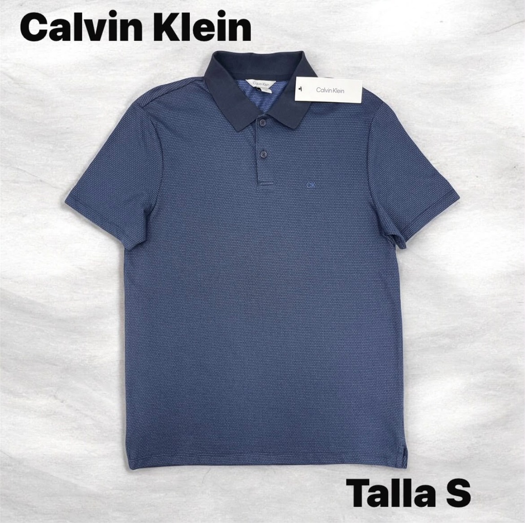 Playera Calvin Klein azul talla S