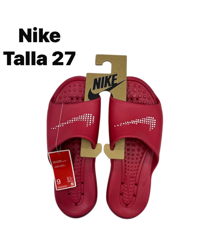 Sandalias Nike rojas talla 27