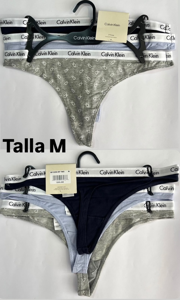 Tangas Calvin Klein talla M