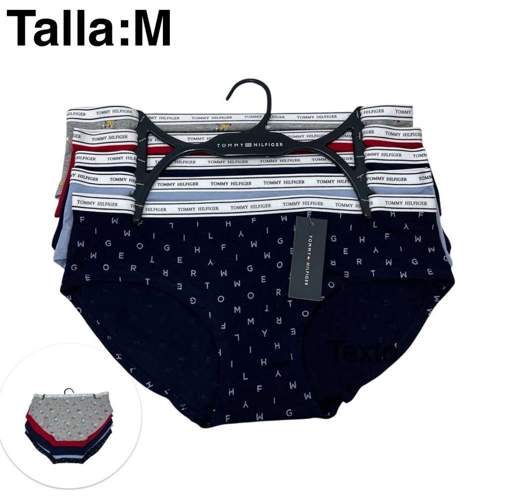 Calzón de dama Tommy Hilfiger  set de 5 piezas talla M
