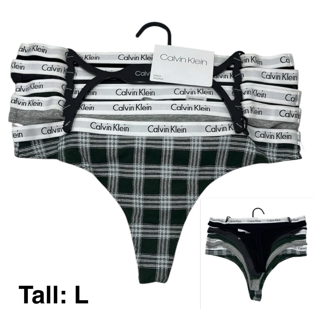 Tanga  de dama Calvin Klein set de 5 piezas  talla L