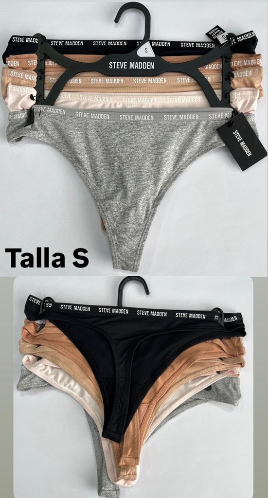Tanga de dama STEVE MADDEN set de 5 piezas talla S