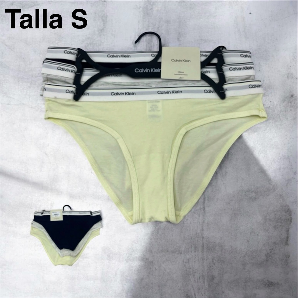Calzón de dama Calvin Klein se de 3 piezas talla S