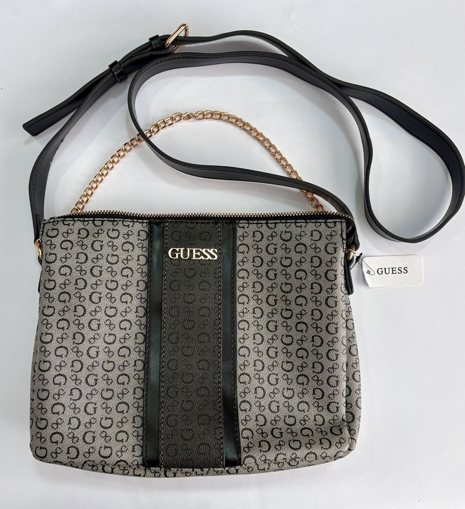 Bolso GUESS color gris y negro