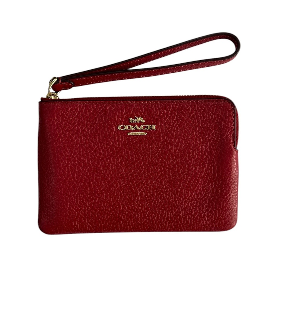 Muñequera Coach roja