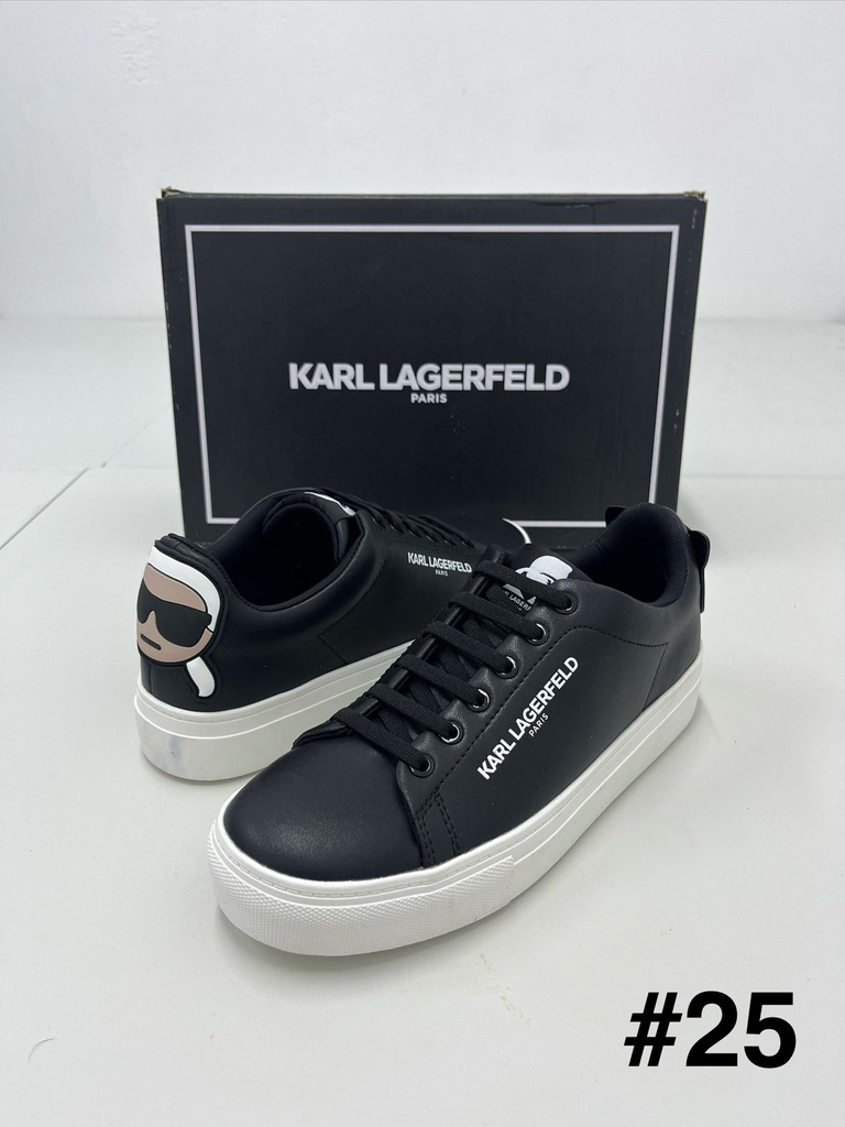 Tenis de dama Karl Lagerfeld Paris Chella en color negro talla 25