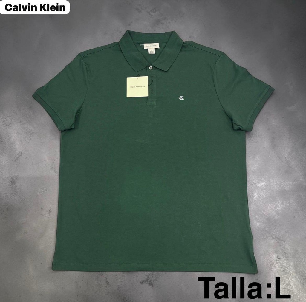 Playera Calvin Klein con pequeño logotipo ck bordado talla L